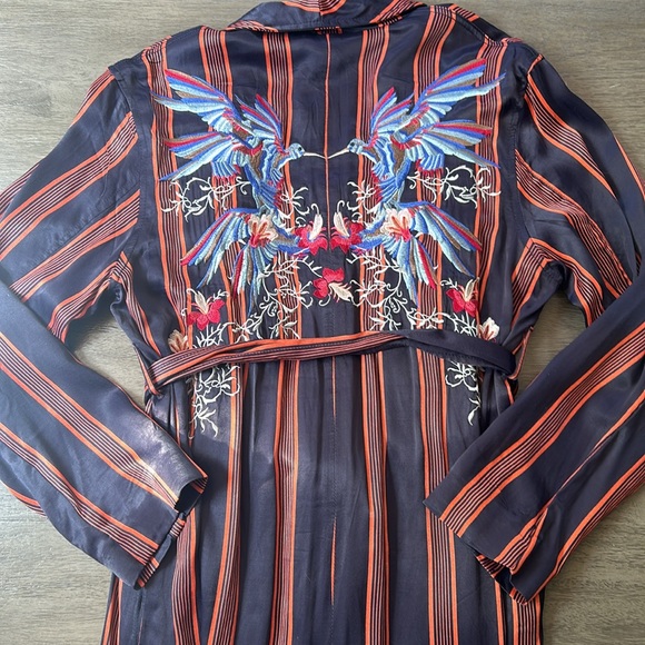 NWT! FP Free People Atrium Striped Duster Sz XS - Picture 12 of 14